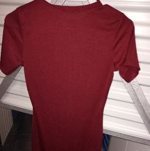 Dress burgundy